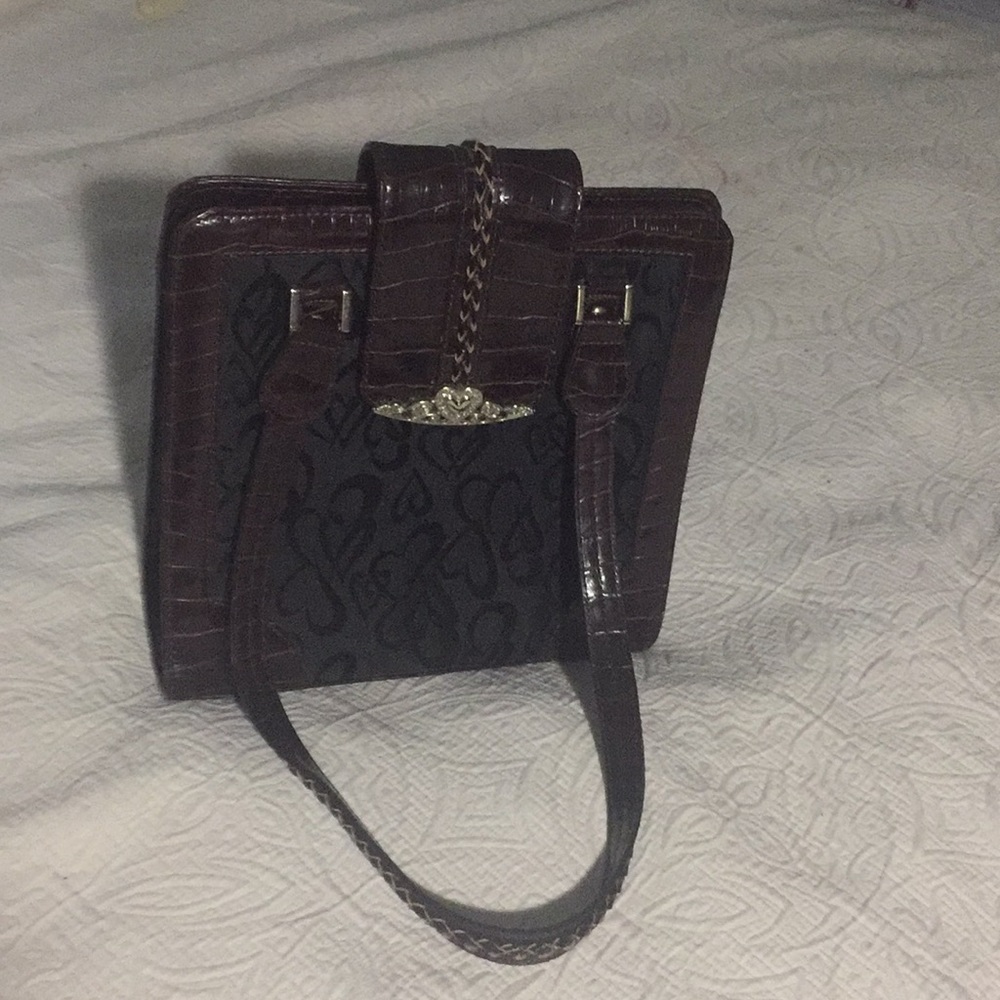 Brown crocodile Embossed bag